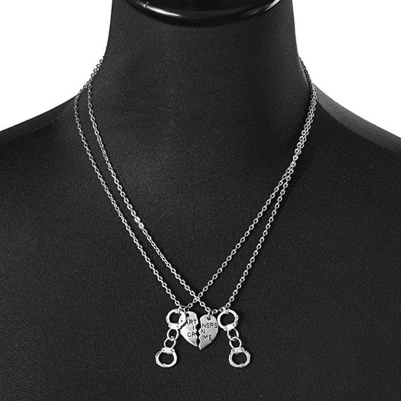 NWT! Set of Partners in Crime Necklaces-Couple/BFF - Picture 3 of 8